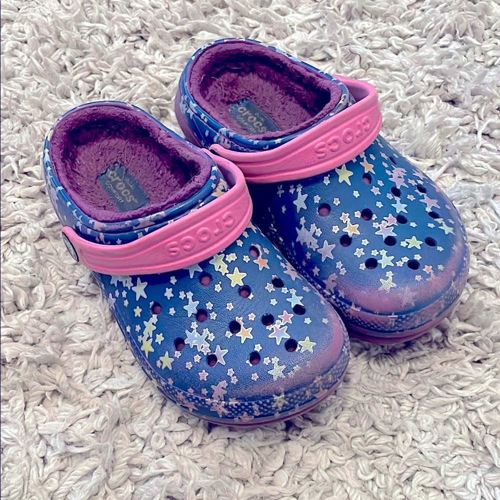 Crocs Fleece-Lined Clogs, Size 13